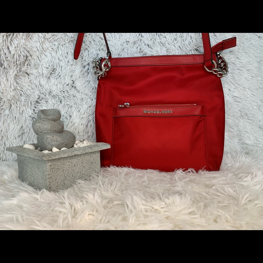 Michael Kors, Red, Over the Shoulder Purse
